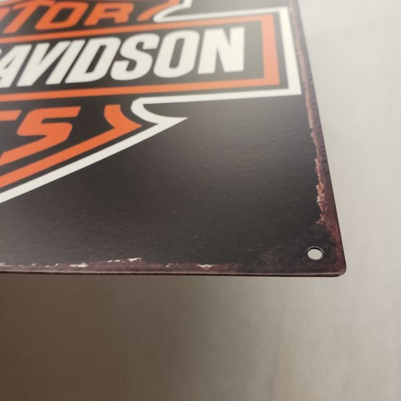 NEW HARLEY-DAVIDSON TIN METAL SIGN GARAGE RETRO STYLE - Picture 2 of 2